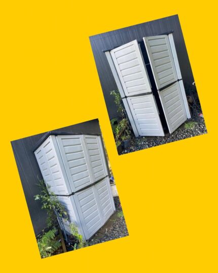 Bodega de jardín de PVC