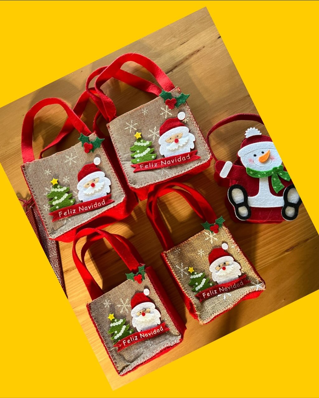 5 Canastitos de Navidad