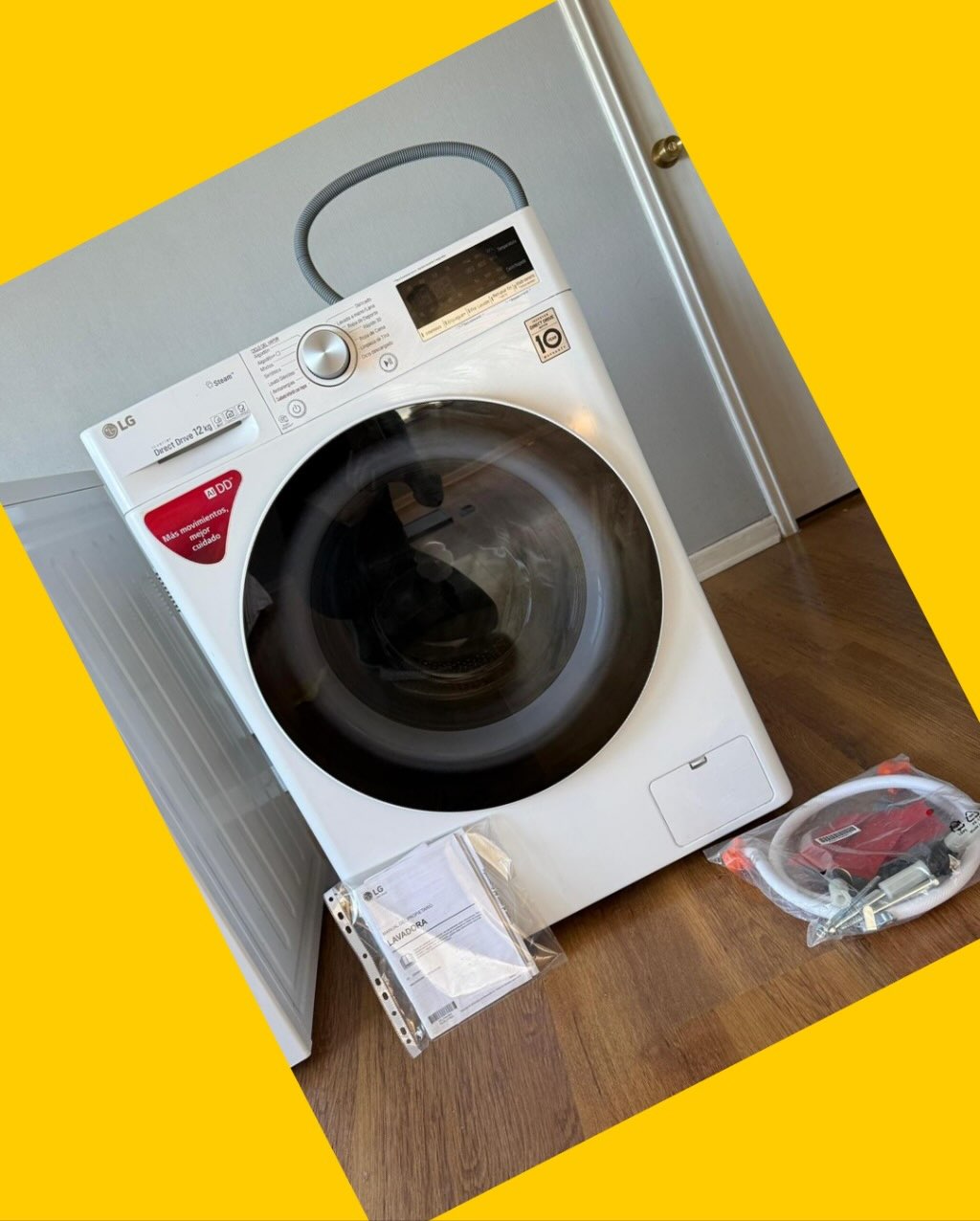 Lavadora carga frontal LG