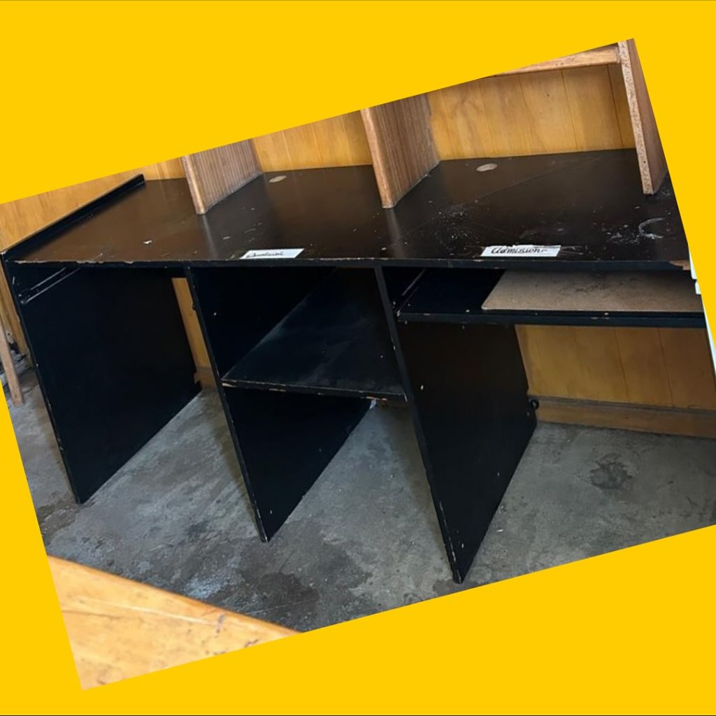 Mueble repisa color negro