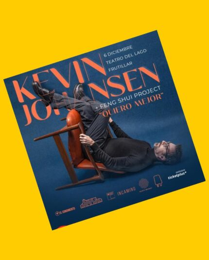 1 Entrada para Concierto de Kevin Johansen en Teatro del lago Frutillar, Sábado 6 de diciembre, 20:00 horas