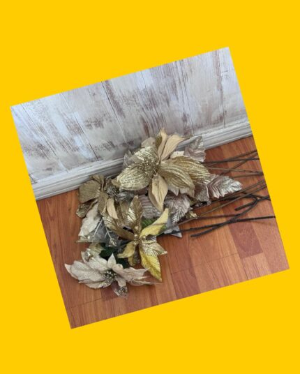 10 Flores de adornos de Navidad