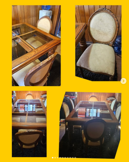 Juego de comedor / 6 sillas