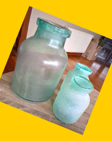 Set de frascos decorativos