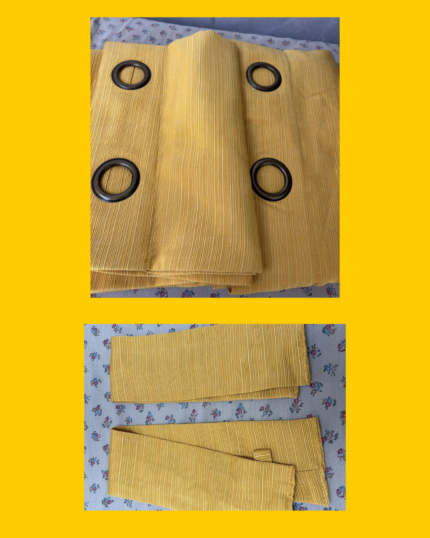 2 paños de cortinas