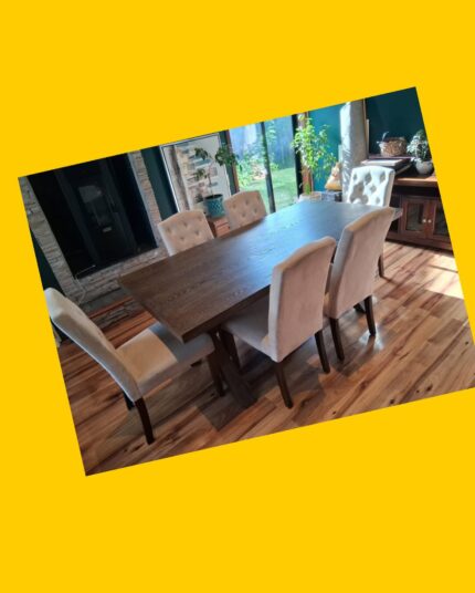 Juego de comedor con 6 sillas Sarah Miller