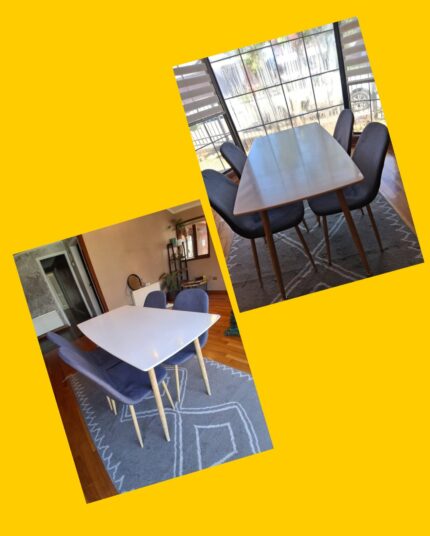Mesa de comedor con 4 sillas