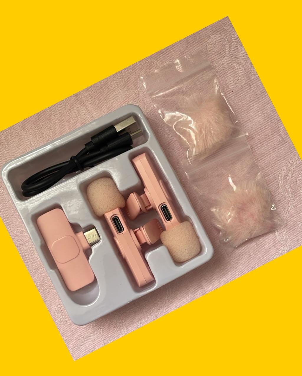 Micrófono inalámbrico pink