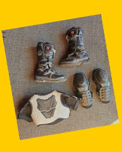 Pack de botas, Jofa y rodilleras Fox talla EUR talla M