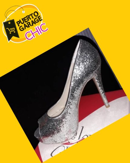 Zapato plateado glitter We Love Shoes