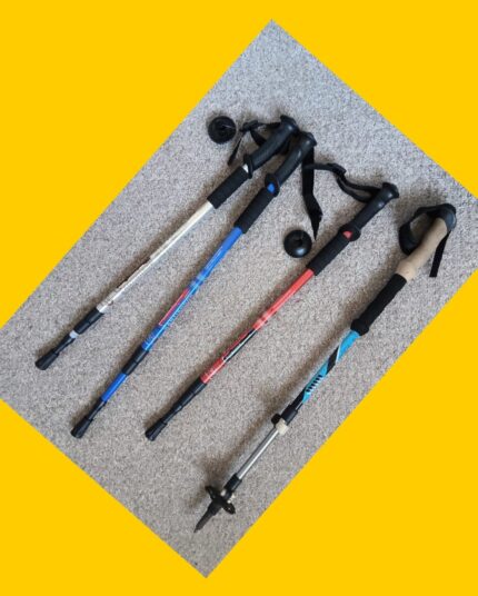 2 pares de bastones de trekking