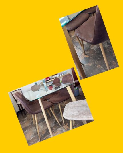 6 Sillas Eames (4 Cafe y 2 beige)