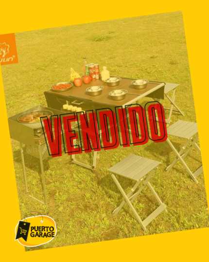 Mesa de cocina y camping portátil y plegable Bulin
