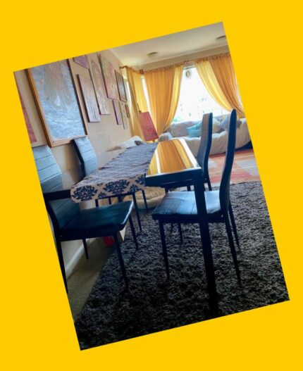 Juego de comedor / 5 sillas