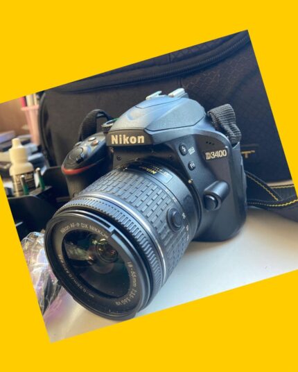 Cámara fotográfica con leche 18-55 mm, baterías y trípode Nikon