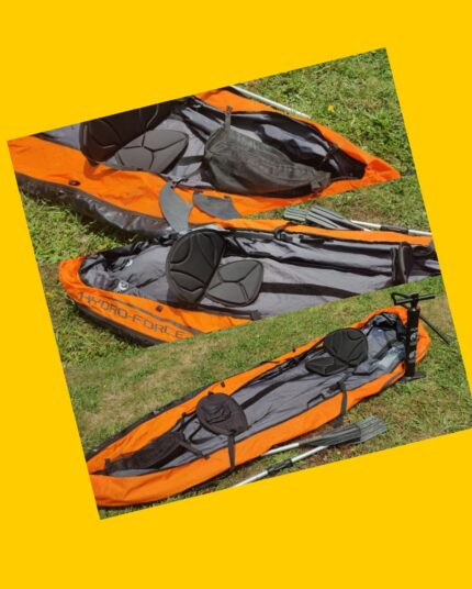 Kayak inflable para 2 personas con 2 remos e inflador Bestway