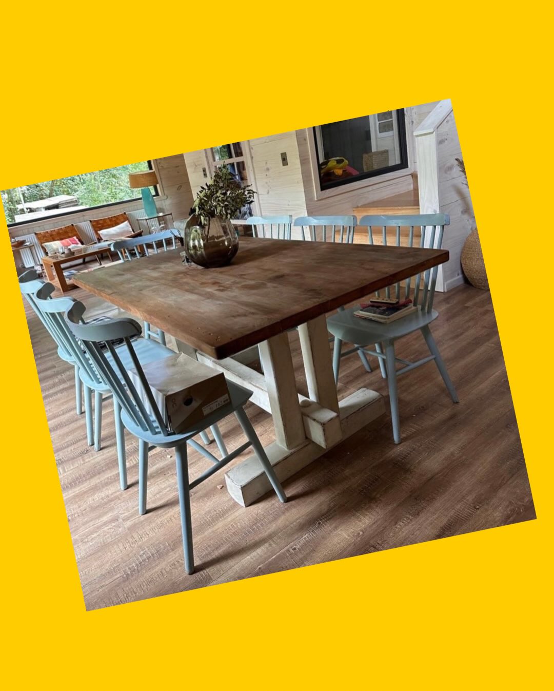 Mesa de comedor de madera (sin sillas)