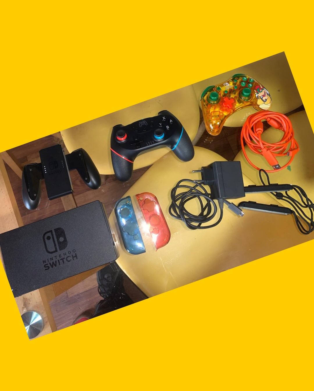 Nintendo switch con controles