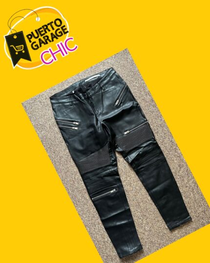 Pantalón ecocuero Zara