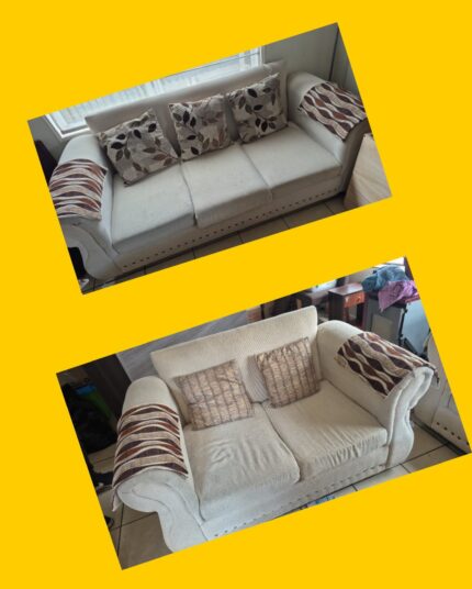 Set de 2 sofa (1 de 3 cuerpos y 1 de 2 cuerpos)