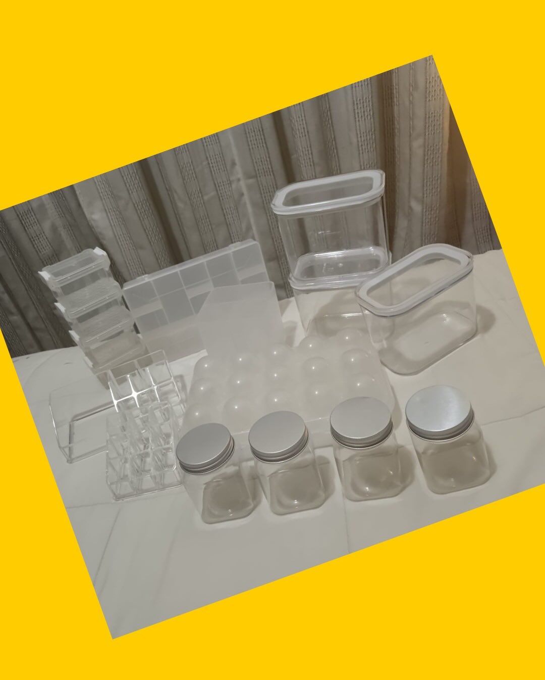 Set de contenedores organizadores de cocina (16 unidades)