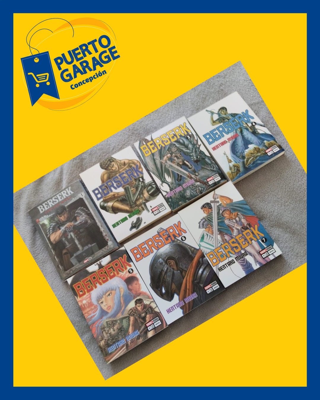 Set de mangas Berserk (tomos 1 al 7)