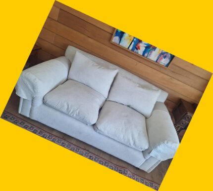 Sillon Blanco Dos Cuerpos Mandado A Hacer