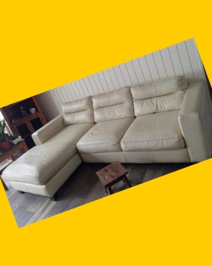 Sofá Seccional izquierdo de cuero Rosen