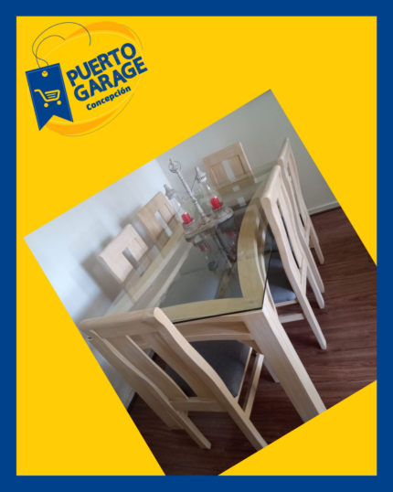 Juego de comedor/ 6 sillas