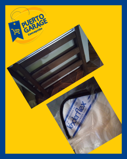 Cama 1,5 plazas + colchón Kinderflex