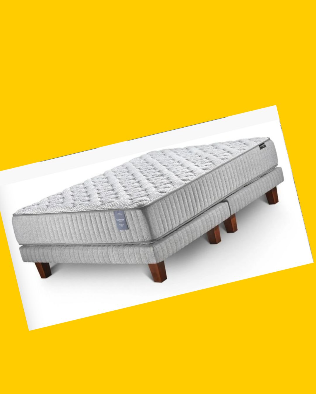 Cama europea King con ropa de cama Canon Home