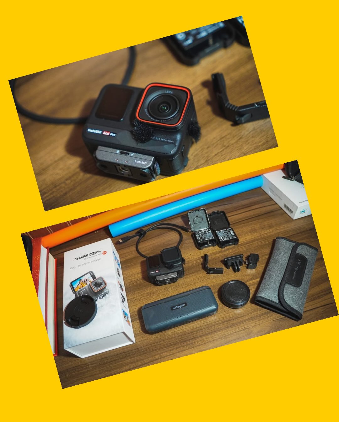 Cámara de acción con accesorios Insta360