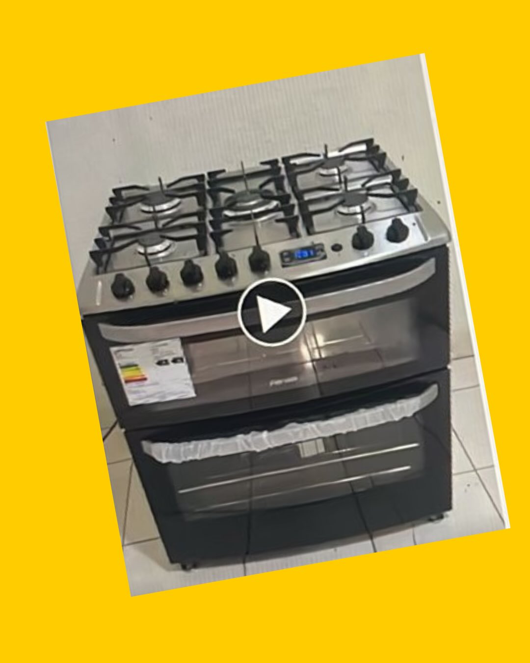 Cocina a gas Doble horno Fensa