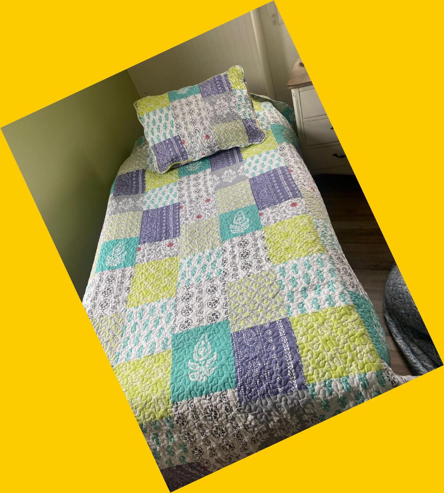 Cubrecama 1,5P con 1 funda de almohada Cannon Home