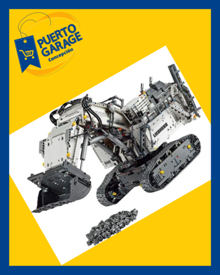 Retroexcavadora Liebherr 9800 de colección Lego