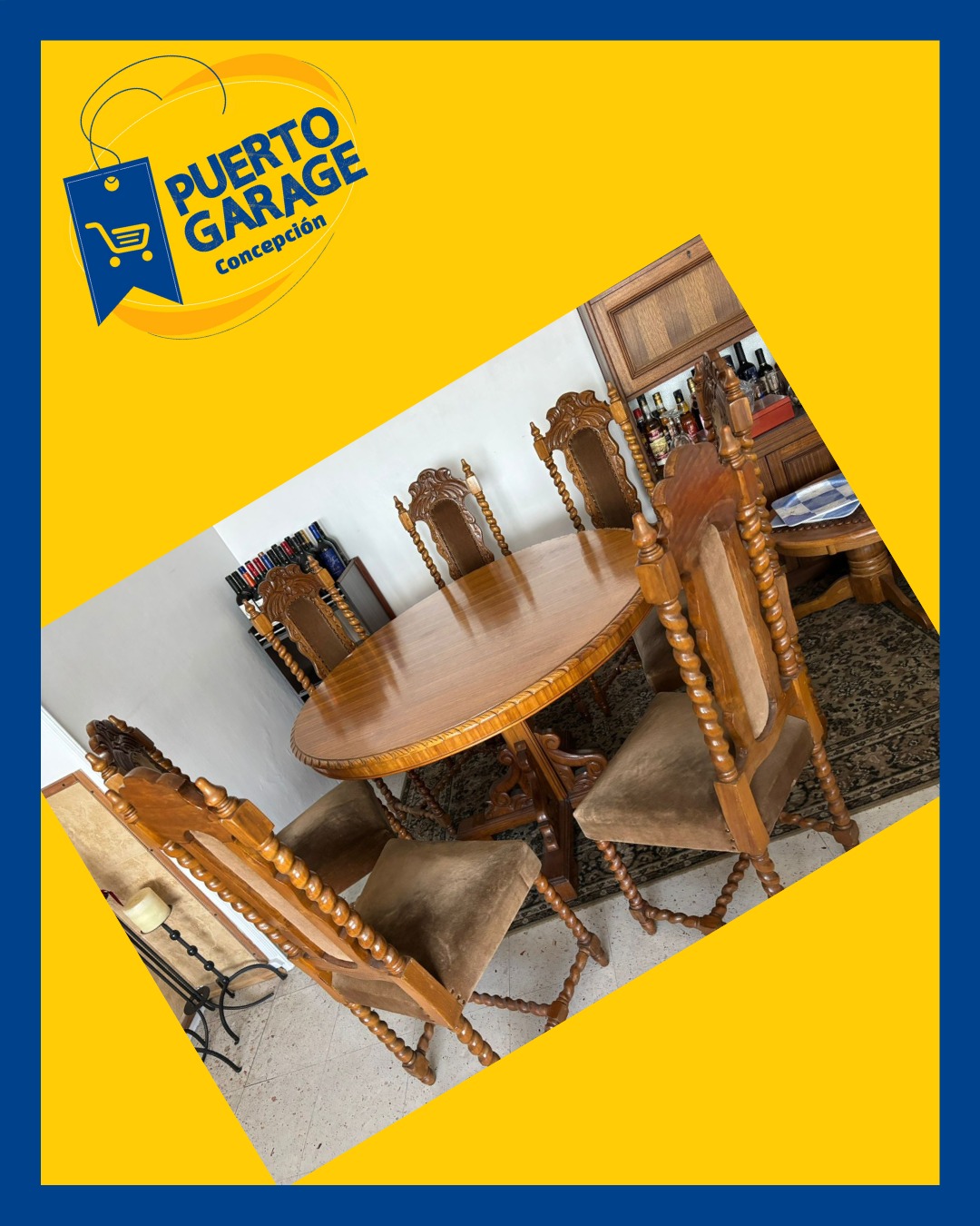 Juego de comedor / 8 sillas