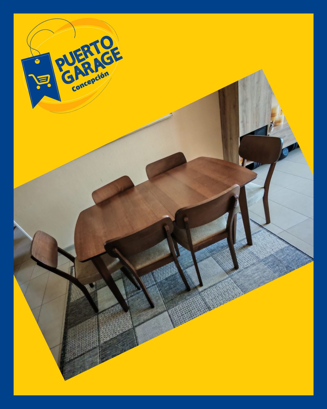 Juego de comedor extensible / 6 sillas Attimo
