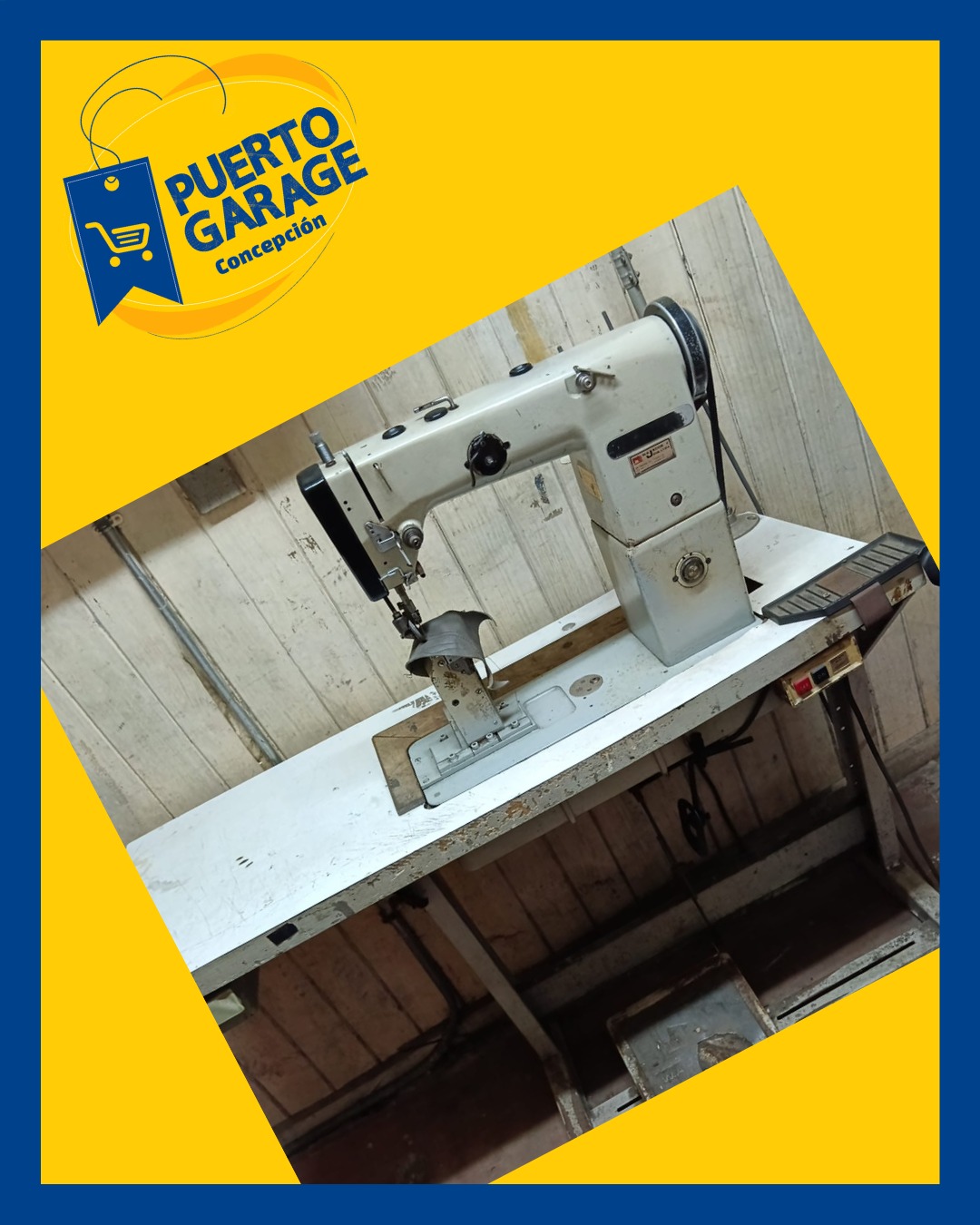 Máquina de Poste de coser Golden Wheel