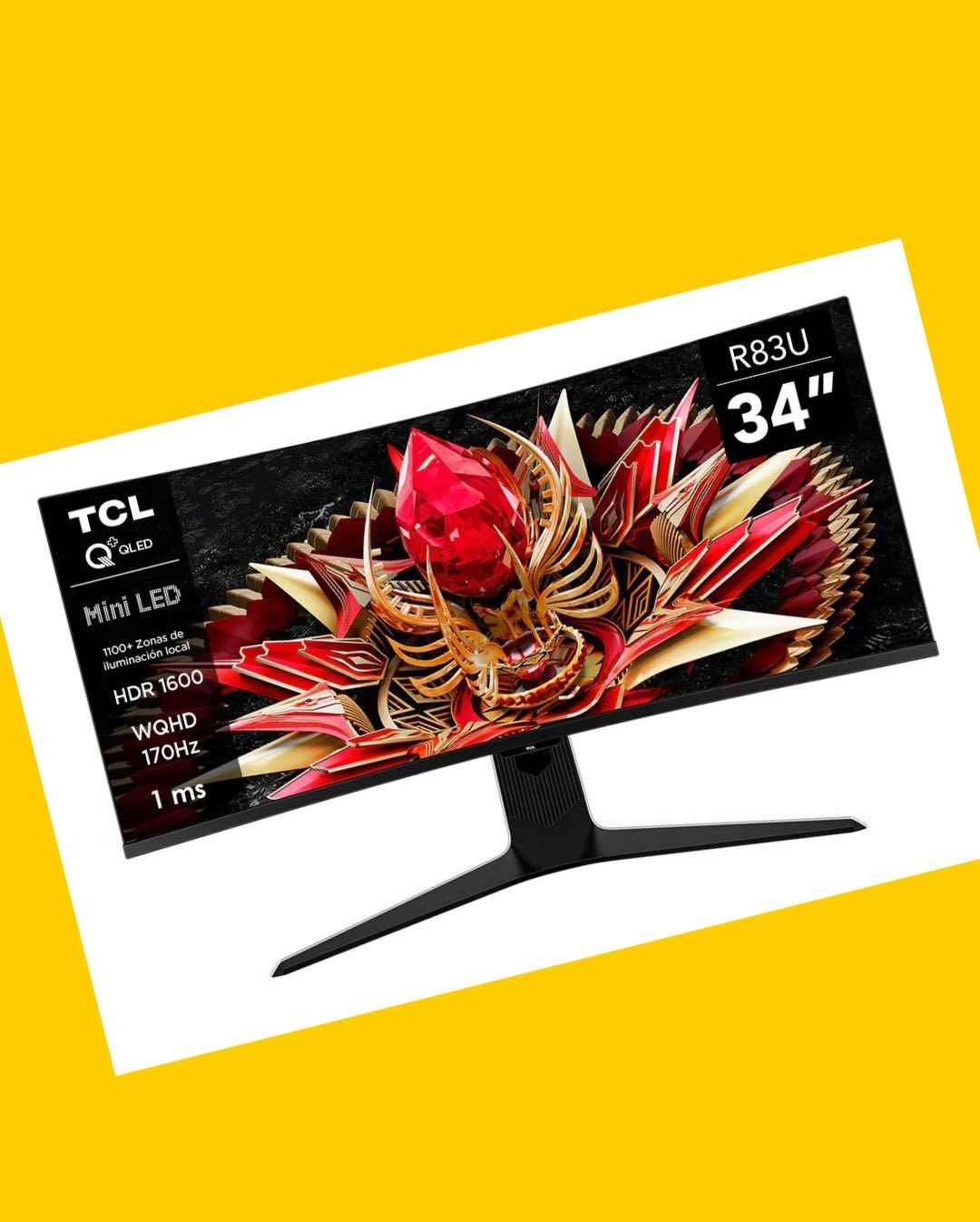 Monitor Gamer Curvo 34 TCL