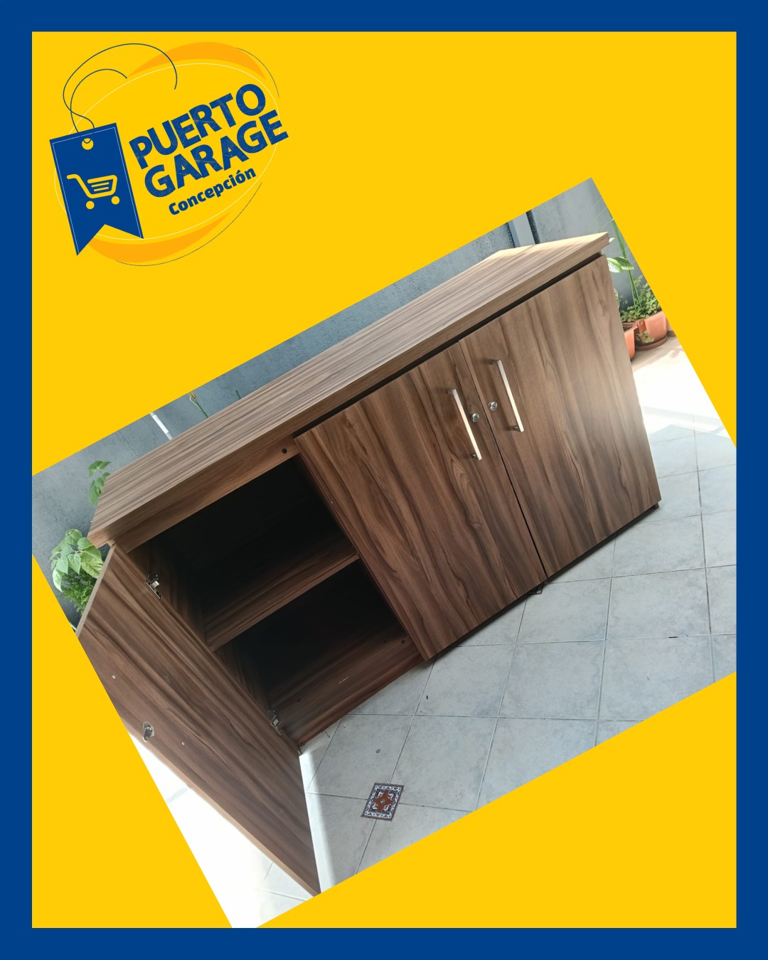 Mueble de melamina multiuso
