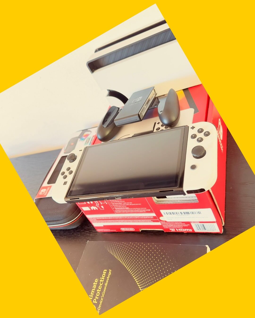 Nintendo switch Oled 64GB white JoyCon + accesorios