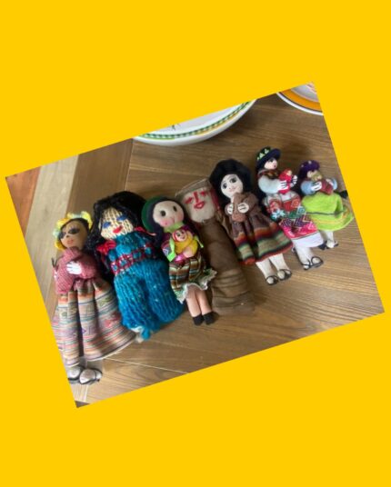 Pack de muñecas artesanales para decoración