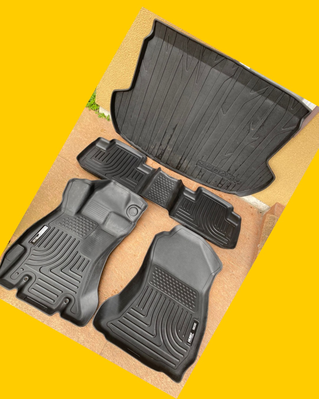 Set completo Pisos Calce PerfectoForester 2017-2019 Husky Liners (WeatherBeater)