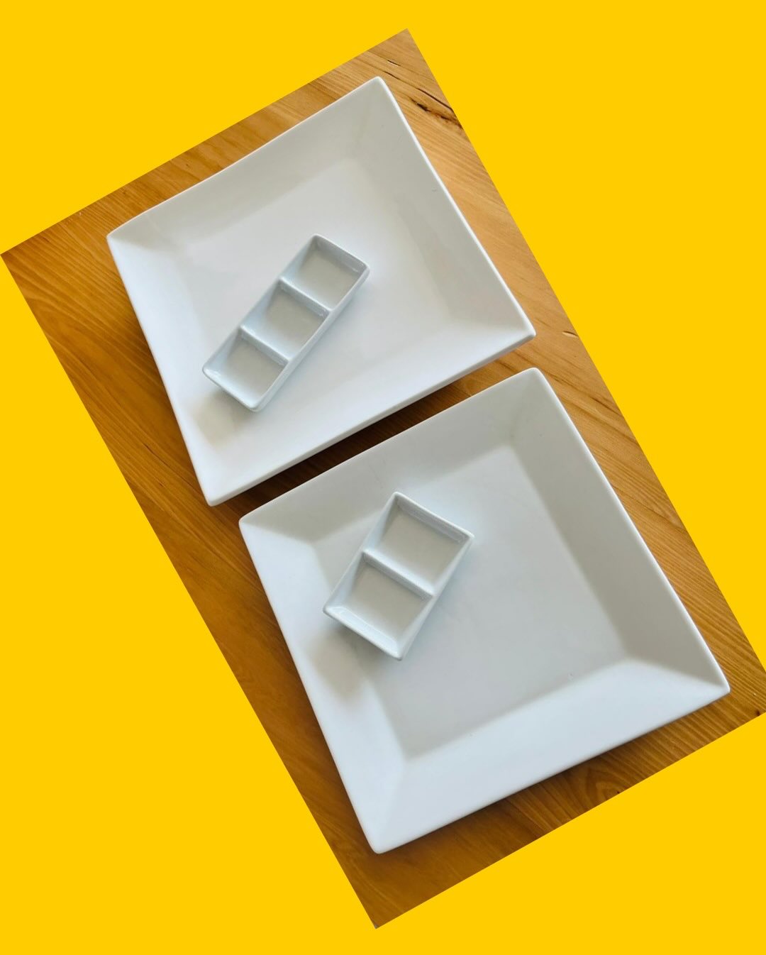 Set de 2 platos