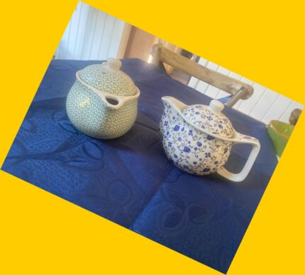 Set de 2 teteras decorativas