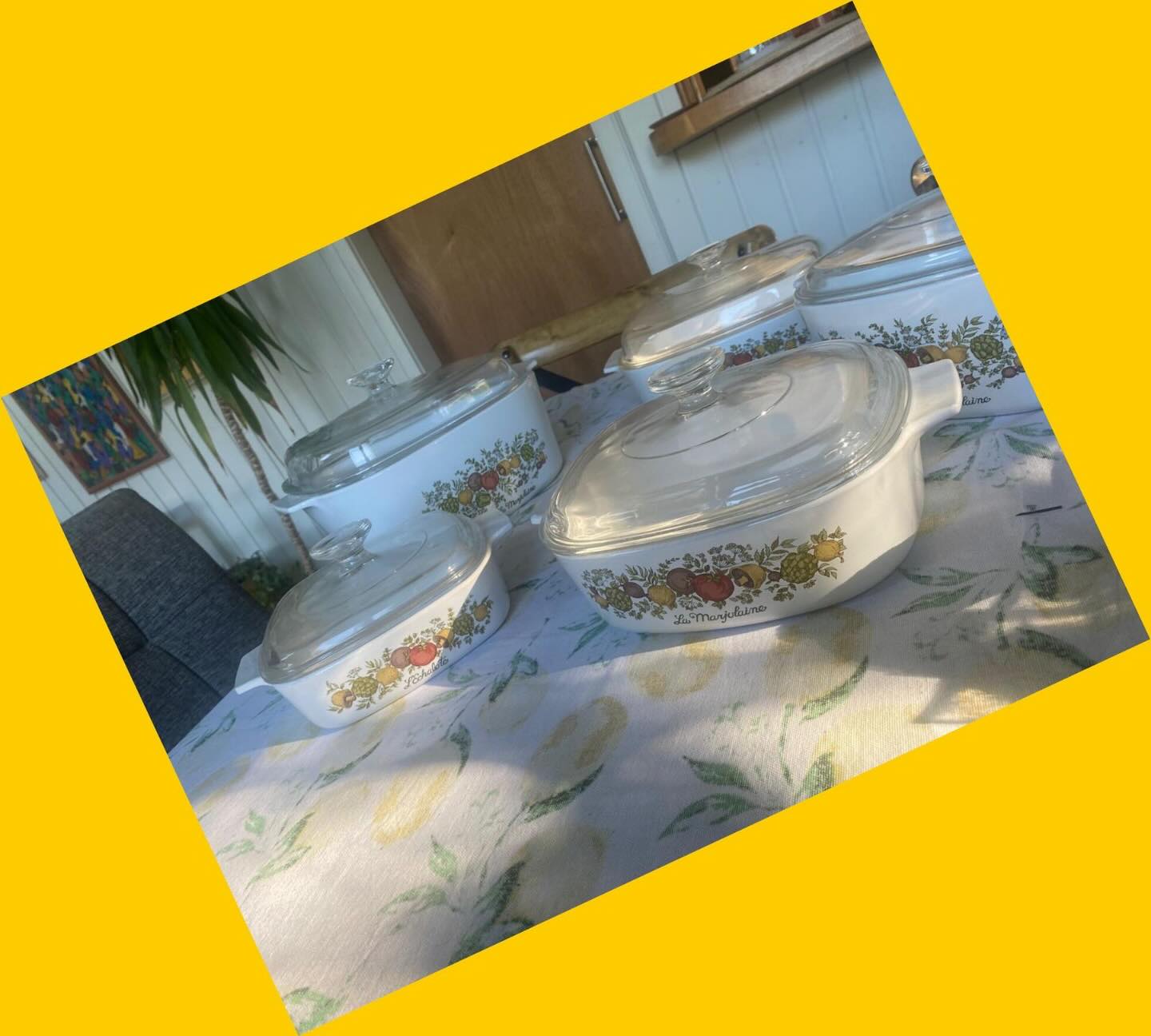 Set de 5 fuentes Corning Ware
