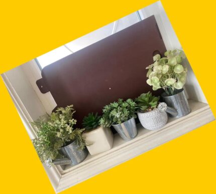 Set de plantas decorativas artificiales