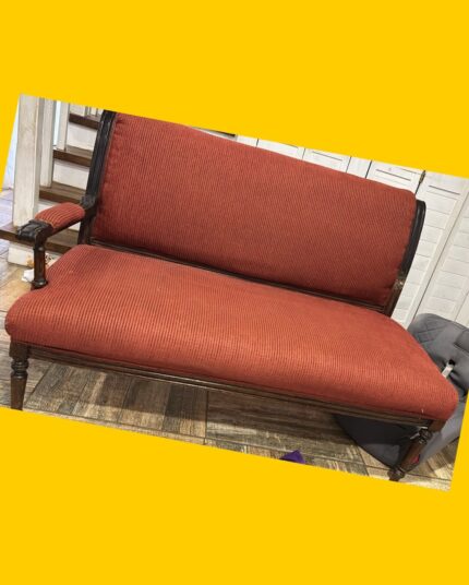 Sofá vintage madera tallada