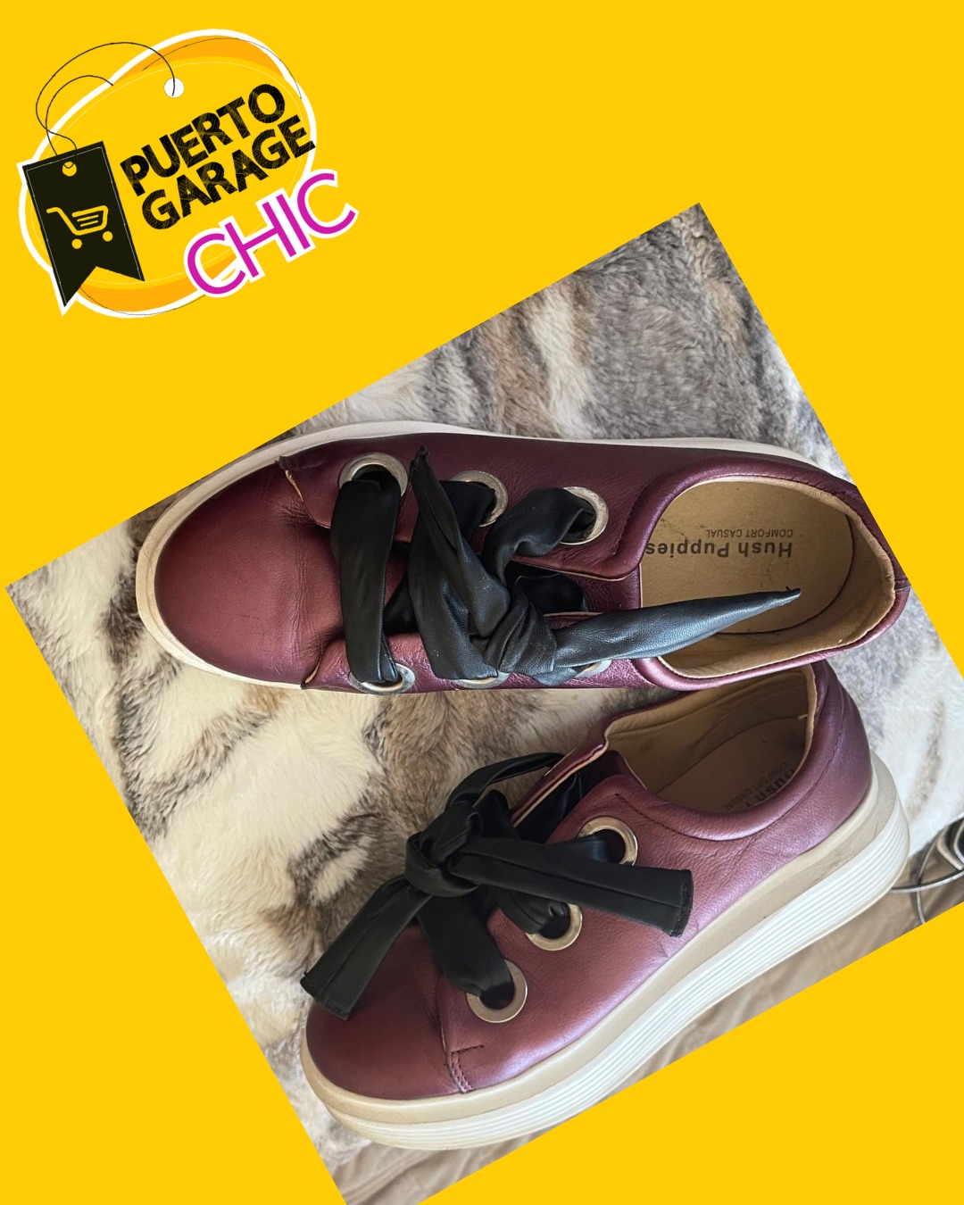 Zapatillas Burdeo Hush Puppies