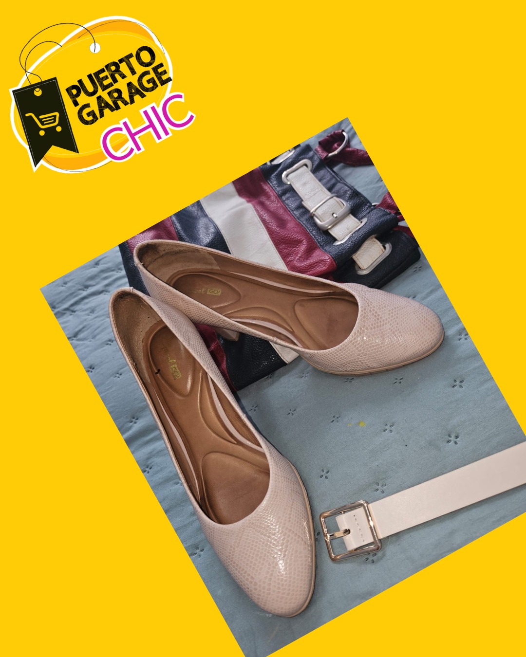 Zapatos beige Gacel